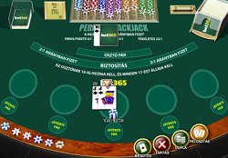 Blackjack asztal
